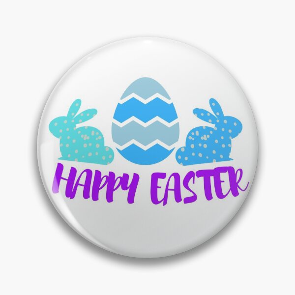 Item preview, Cute Easter Bunny Eggs Blue Pattern Design designed and sold by LordAudes.