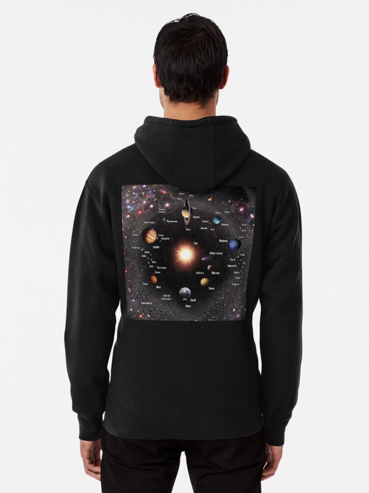 Solar System Annotated! | Pullover Hoodie