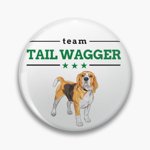 Item preview, Team Tail Wager designed and sold by dogcuddleralert.