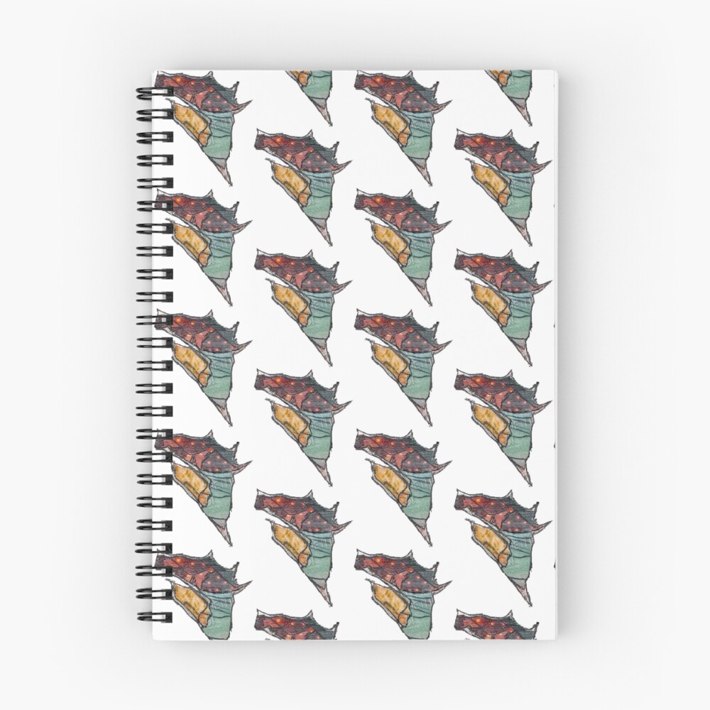 Item preview, Spiral Notebook designed and sold by microcollages.