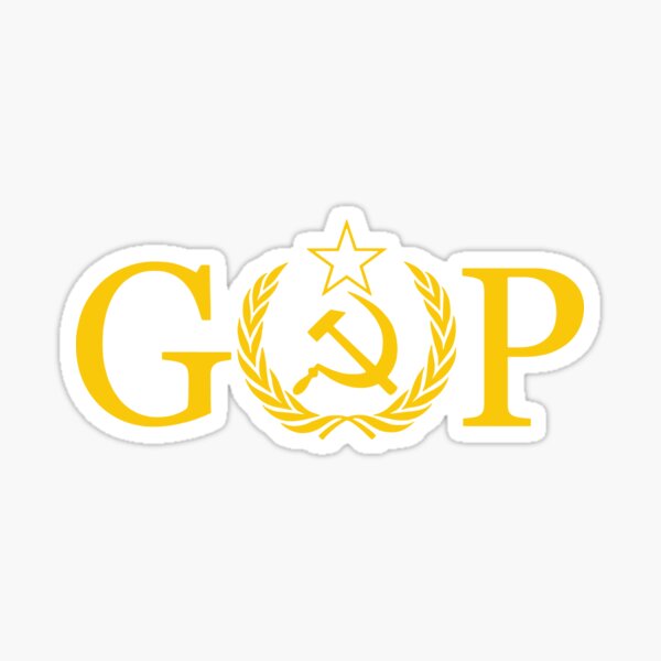 GOP Republican Russian Sticker
