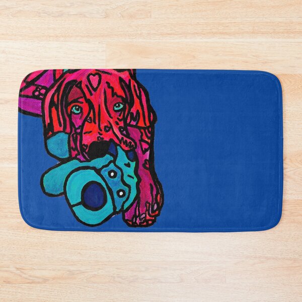 Item preview, Great Dane Rufus over Blue designed and sold by Amanda A. Anthony.