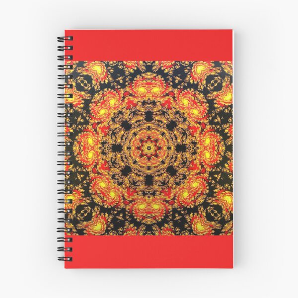 Item preview, Regal Red and Gold Fractal Mandala designed and sold by SeaChangeDesign.