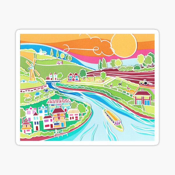 Summer in the country Sticker