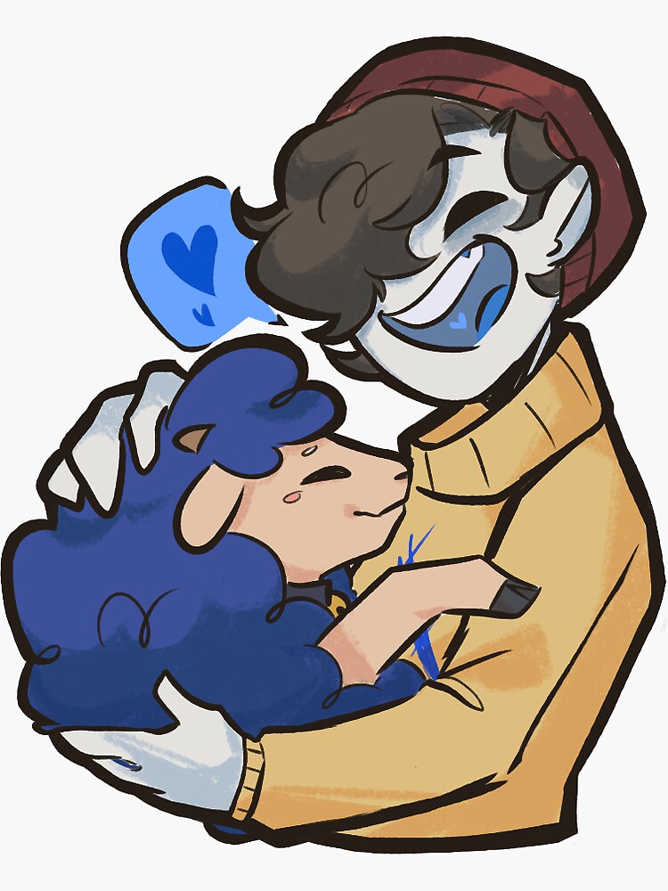 "Ghostbur and Friend" Sticker for Sale by mismarch | Redbubble