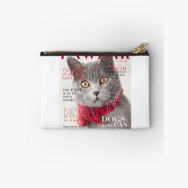 Item preview, Just for Fun - Cat Fashion Magazine Cover designed and sold by Jane  Earle Photography.