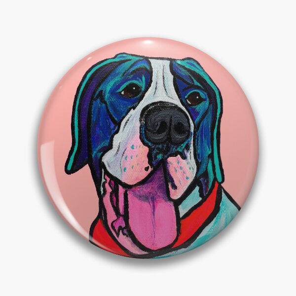Item preview, Great Dane Goliath over Salmon designed and sold by Amanda A. Anthony.