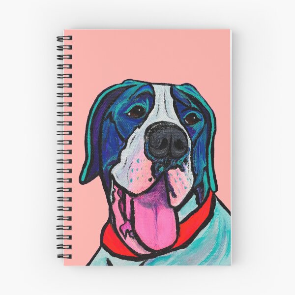 Item preview, Great Dane Goliath over Salmon designed and sold by Amanda A. Anthony.