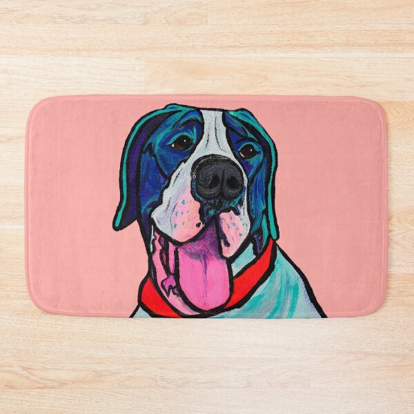 Item preview, Great Dane Goliath over Salmon designed and sold by Amanda A. Anthony.
