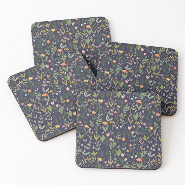 Item preview, Summer meadow flowers  pattern designed and sold by burbura.