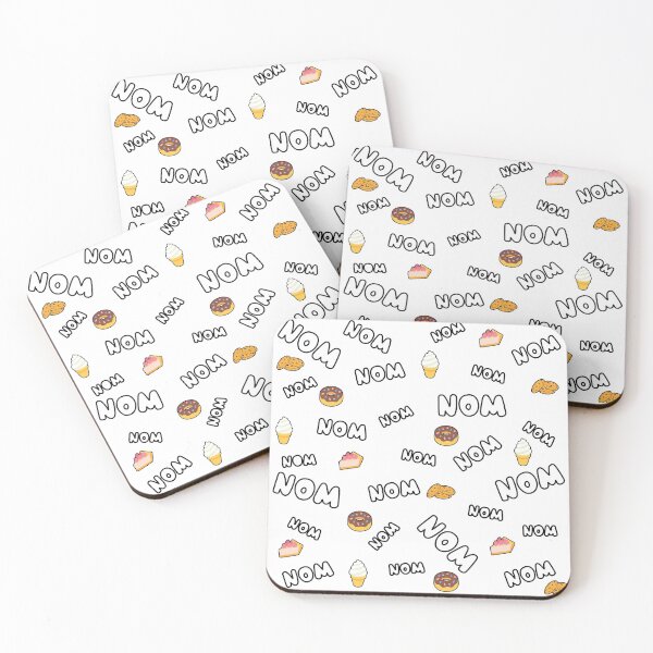 Item preview, Funny Nom Nom Dessert Print designed and sold by Inspire & Smile.