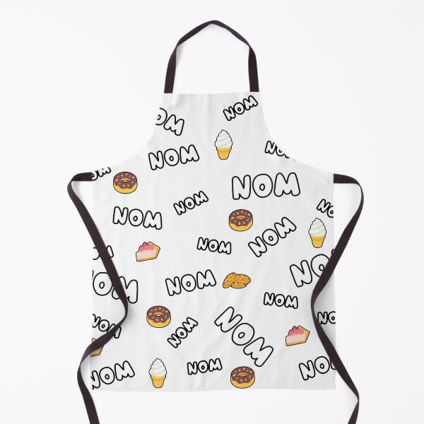 Item preview, Funny Nom Nom Dessert Print designed and sold by Inspire & Smile.