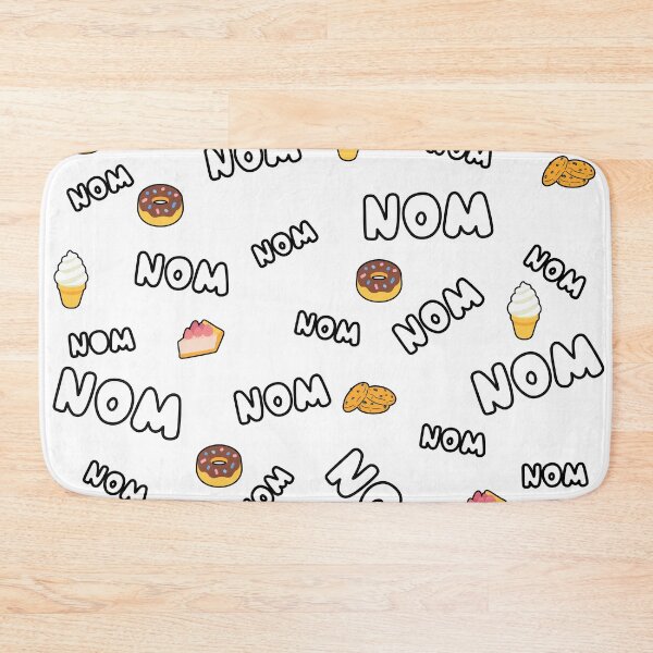Item preview, Funny Nom Nom Dessert Print designed and sold by Inspire & Smile.