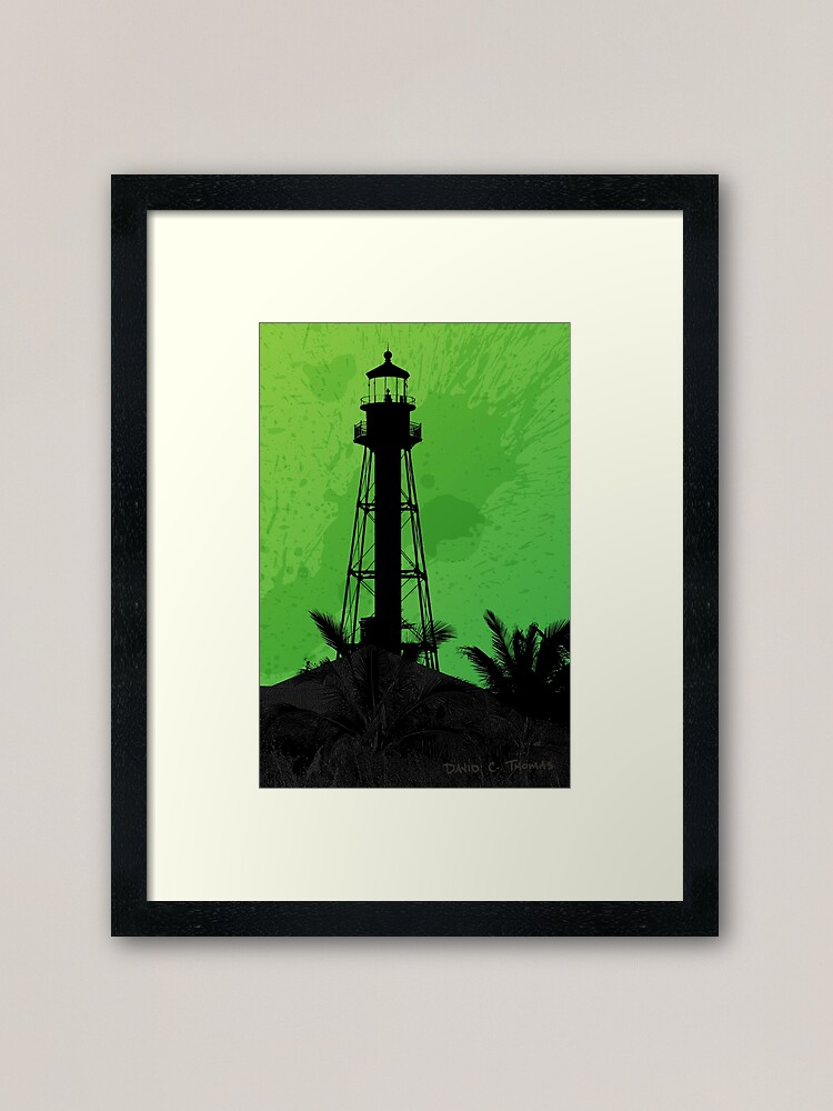 Alternate view of Sanibel Lighthouse 2011 Framed Art Print