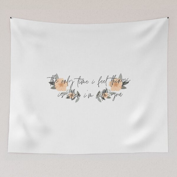 Item preview, the only time i feel things is when i'm with you designed and sold by micraelle.