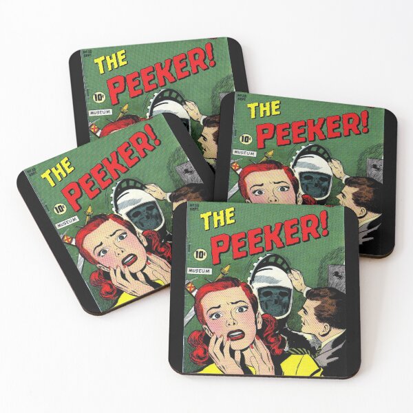 Item preview, Vintage Horror Comic Cover Spoof - The Peeker! designed and sold by Organic Creeps.