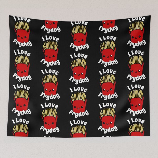 Item preview, I Love Fryday designed and sold by TheButtonCrew.