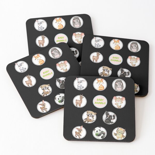 Item preview, Baby Animal Sticker Pack - Watercolour Animals designed and sold by TheKingdomAttic.