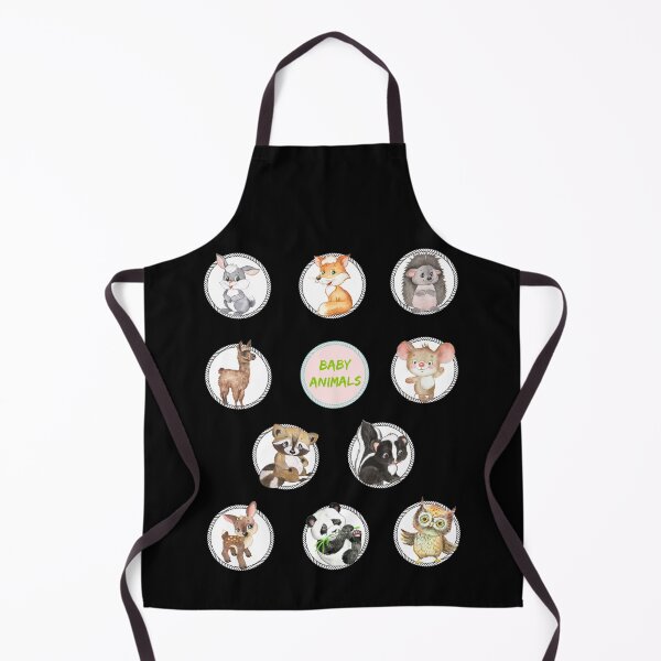 Item preview, Baby Animal Sticker Pack - Watercolour Animals designed and sold by TheKingdomAttic.