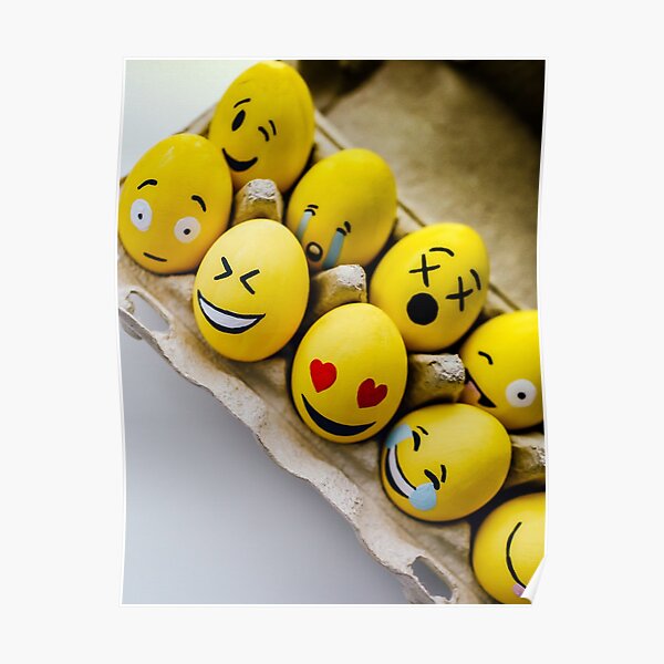 "emoji carton" Poster for Sale by GregoryLogan Redbubble