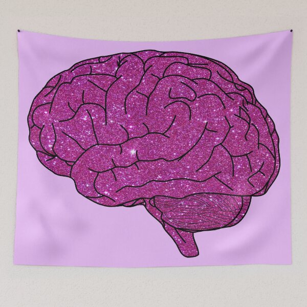 Item preview, Your Brain is  Beautiful  • Colorful designed and sold by VintagePrada.
