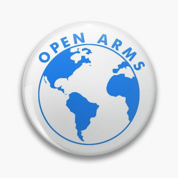 Item preview, Open Arms Blue designed and sold by keyword1.