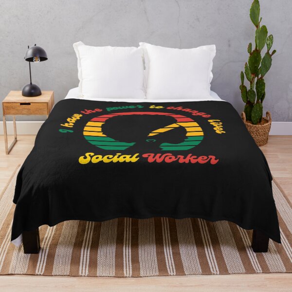 Item preview, Retro Social Worker I have the Power To Change Lives designed and sold by spicygarb.