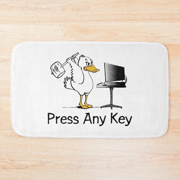 Item preview, Press Any Key Duck designed and sold by QueensAscension.