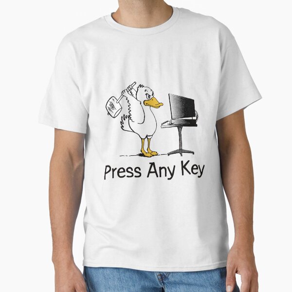 Item preview, Press Any Key Duck designed and sold by QueensAscension.