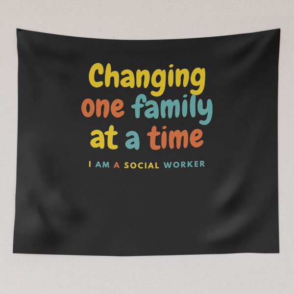 Item preview, I Am A Social Worker I am Changing One Family At A Time designed and sold by spicygarb.