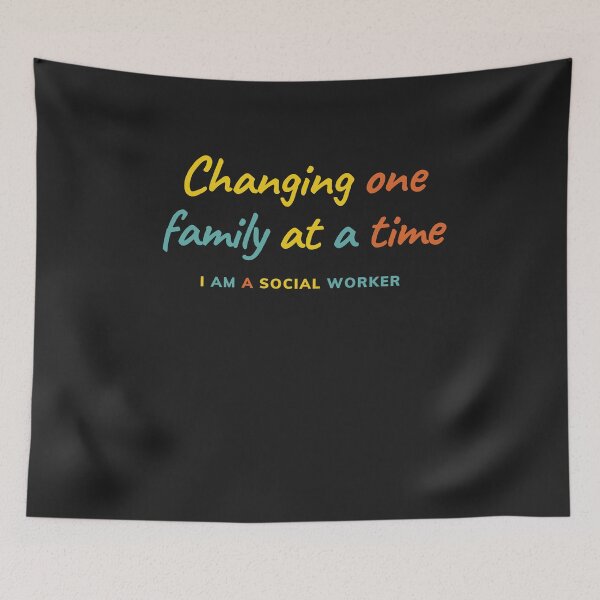 Item preview, Unisex I Am A Social Worker I am Changing One Family At A Time designed and sold by spicygarb.