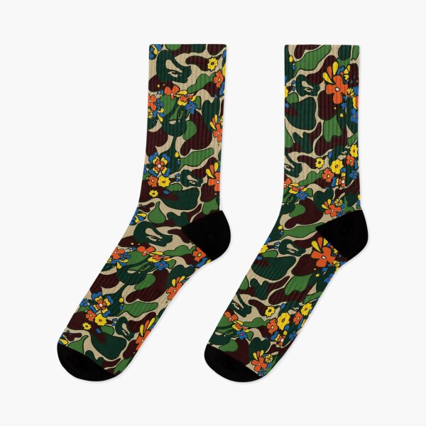 Item preview, CAMO FLOWER POWER PATTERN GROOVY RETRO designed and sold by aydapadi.