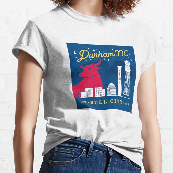 Durm Adult Unisex Shirt Durham NC Bull City Pride Tshirt 