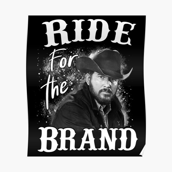 "Ride for The Brand" Poster for Sale by QueensAscension Redbubble
