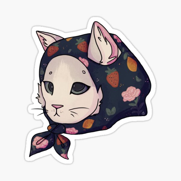 Item preview, babushka cat designed and sold by deltadraws.