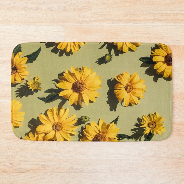 Item preview, Sunflowers against green background designed and sold by BLDCo.