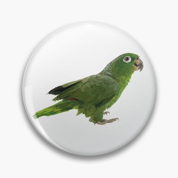 Item preview, blue-crowned parrot designed and sold by obscurite.