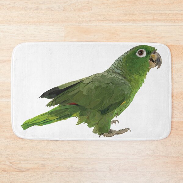Item preview, blue-crowned parrot designed and sold by obscurite.