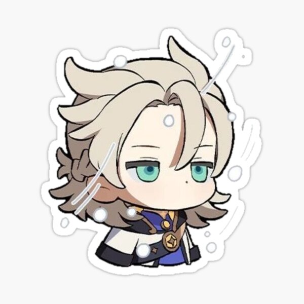 Albedo Genshin Impact Chibi Sticker