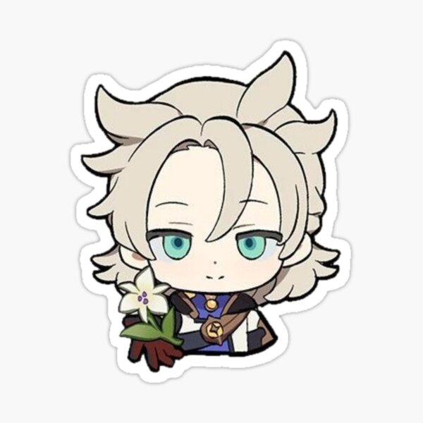 Albedo Genshin Impact Chibi Sticker