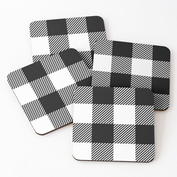 Item preview, Buffalo Plaid (Black on White) Large Check designed and sold by Tree45.