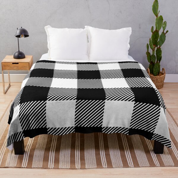 Item preview, Buffalo Plaid (Black on White) Large Check designed and sold by Tree45.