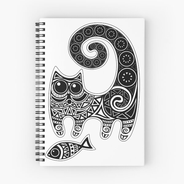 Item preview, Funny floral pattern cats designed and sold by josieburden.