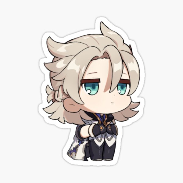 Albedo Genshin Impact Chibi Sticker