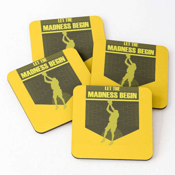 Item preview, Let the madness begin basketball Bring on the big tourney IA Yellow designed and sold by friendly-fox.