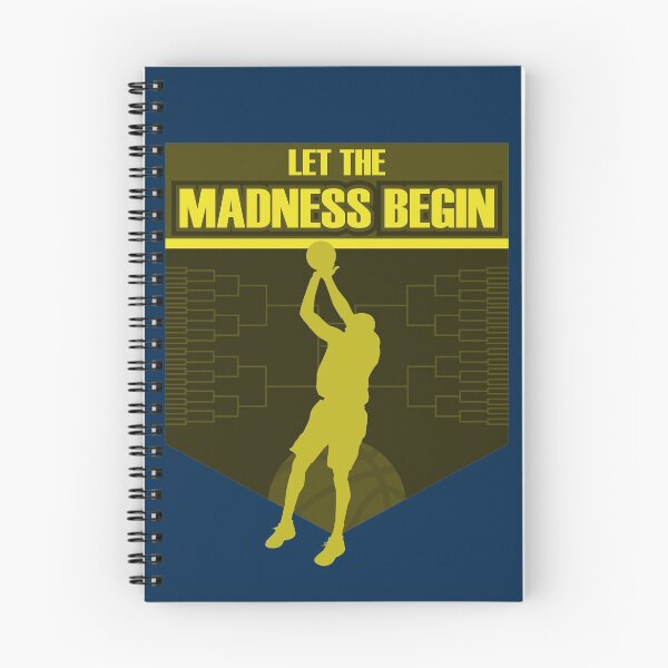 Item preview, Let the madness begin basketball Bring on the big tourney M Blue designed and sold by friendly-fox.