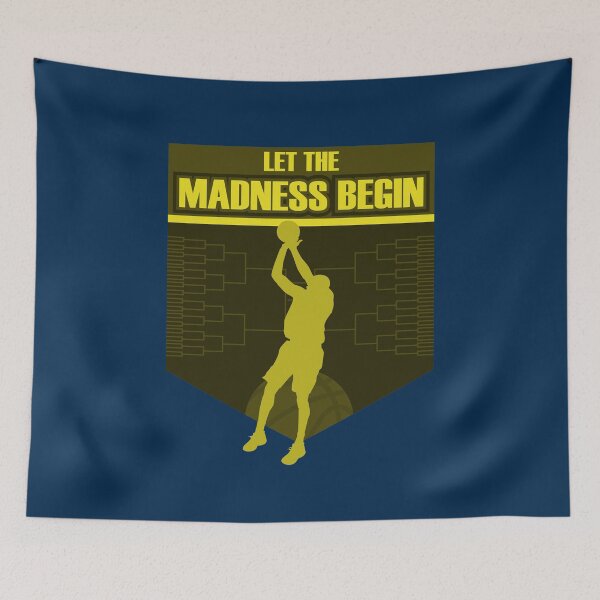 Item preview, Let the madness begin basketball Bring on the big tourney M Blue designed and sold by friendly-fox.