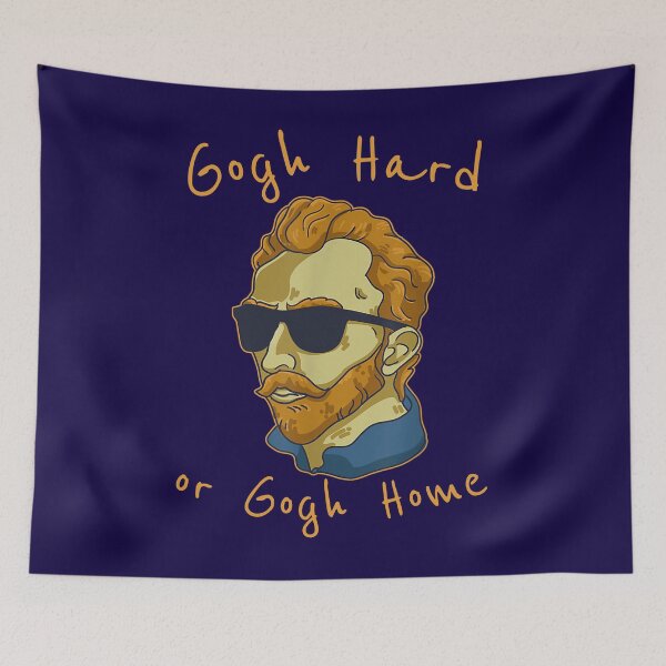 Item preview, Vincent Van Gogh Hard Or Go Home designed and sold by QueensAscension.