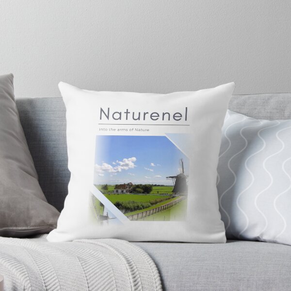 Item preview, Beautiful windmill on the green field with blue sky in Netherlands designed and sold by Naturenel.