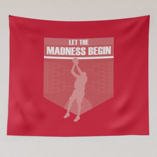 Item preview, Let the madness begin basketball Bring on the big tourney RU Red designed and sold by friendly-fox.